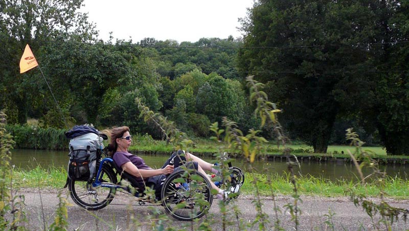 Catrike Road en Borgogne