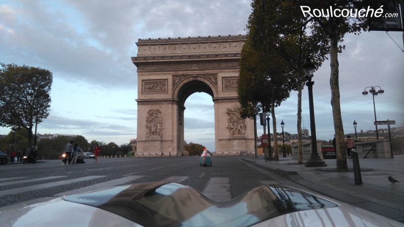 Départ de Paris en vélomobile DF intercitybike